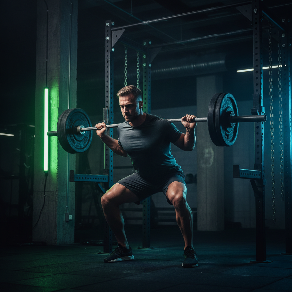 Athlete training in Kinetra performance gear